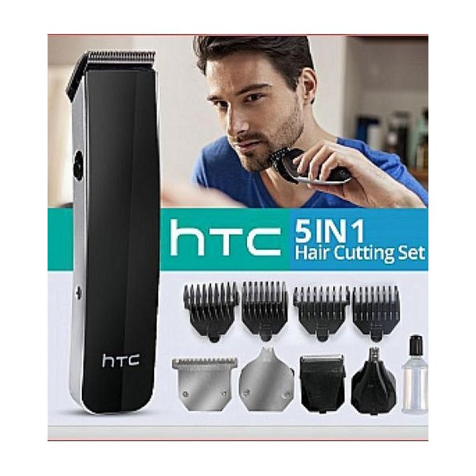 Htc tondeuse AT-1201 kit de Rasage 5 en 1 multi-usage, Rechargeable