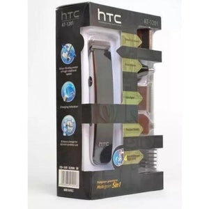 Htc tondeuse AT-1201 kit de Rasage 5 en 1 multi-usage, Rechargeable