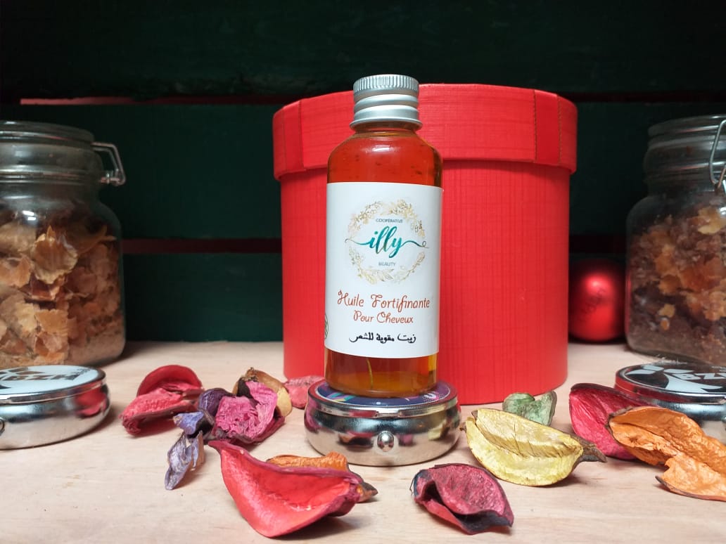 زيت HUILE Fortifiante لتقوية الشعر مع مكونات 100% طبيعية