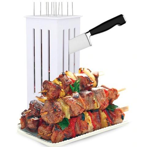 le moyen rapide de faire des brochettes