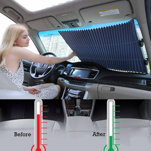 pare-soleil rétractable pour voiture avec protection automatique